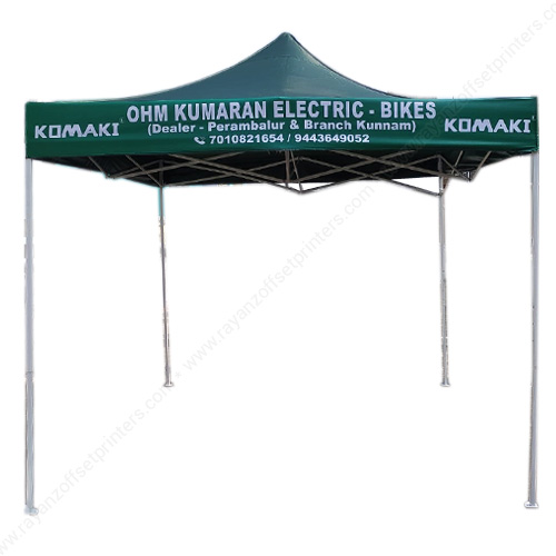 Promote Your Brand with Impact: Discover the Cost of Custom Promotional Products Online in Chennai, India. From Banner Standees and Canopy Tents to Umbrellas, Promo Tables, Backdrops, Cutout Standees, Photo Mugs, and T-Shirts—High-Quality Printing, Competitive Prices! Order Your Custom Promotional Items Today! 10 Customized Gazebo Tent for Outdoors