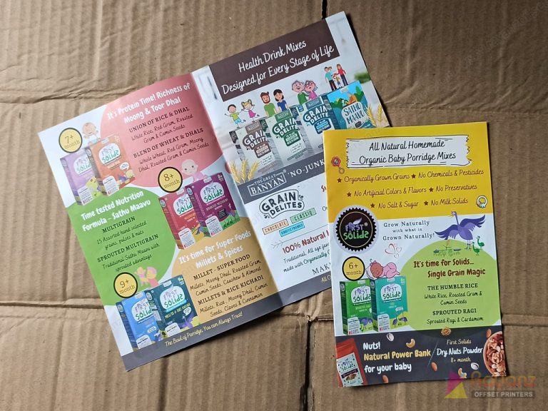 Multicolour Flyer Printing Cost 1000 Pamphlets Rs.3300