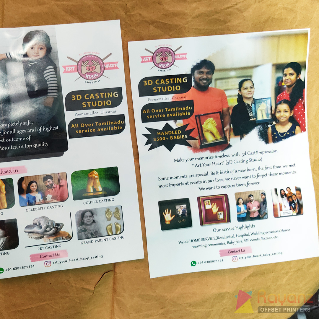 A4 Size Pamphlet Printing Cost – Affordable Premium Quality Multi-Colour A4 Flyer Printing in Chennai, India with Fast Delivery at Amazing Prices! 7 Business flyer printing example