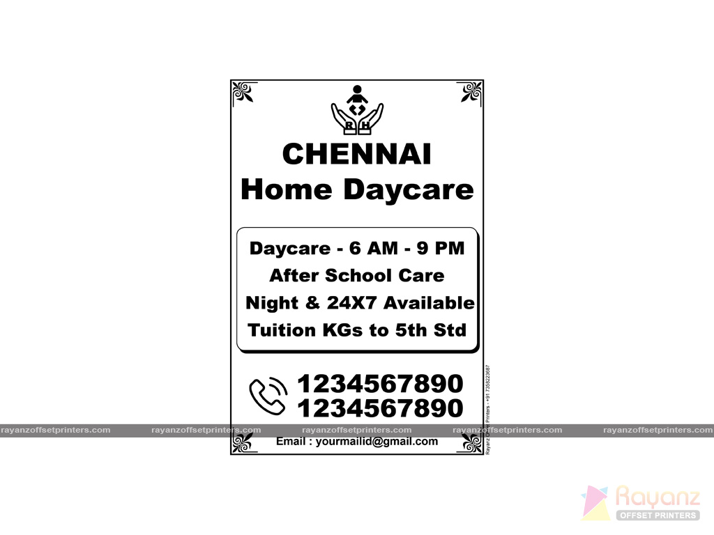 Day Care Pamphlet