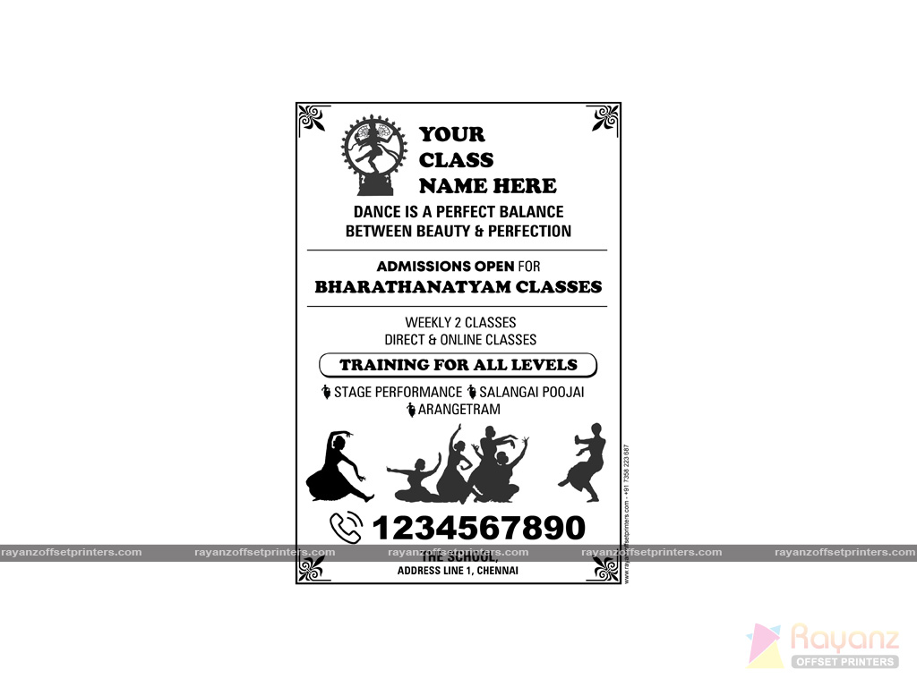 Bharatanatyam Pamphlet