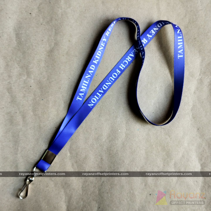 Vibrant 16mm lanyard tag printing service in Chennai featuring multicolor customization. Premium quality tags with customizable designs, logos, and text, perfect for brand promotion. Contact us for expert printing services.