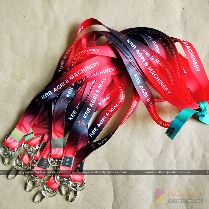 Agriculture and Machinery Company ID Card Tag Rope / Lanyard Printing Sample