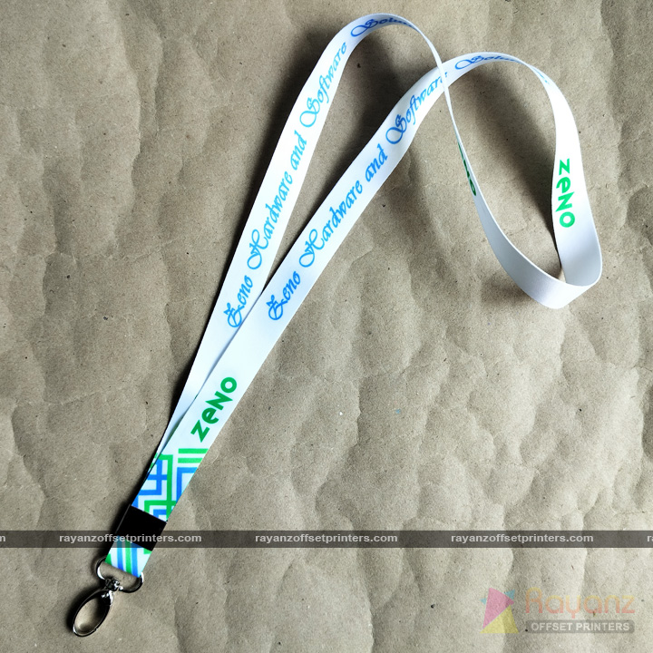 Boost Your Corporate Branding with Premium ID Card Lanyard Printing – Durable Multicolor ID Ropes for Professional Daily Use 5 Custom satin ID card lanyard printed for computer support and services company with multicolor branding